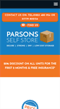 Mobile Screenshot of parsonsselfstore.co.uk